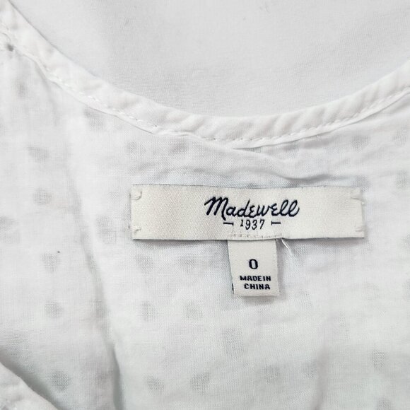 Madewell White Eyelet Tiered Midi Dress Sz 0
Lot K - Picture 2 of 4